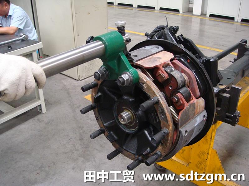 剎車蹄片就車光磨機