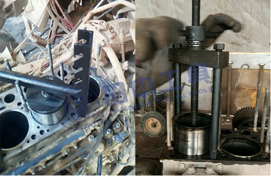 濰柴發(fā)動機缸套拉出壓入工具 濰柴發(fā)動機缸套拉出壓入工具