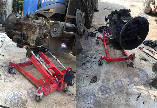 河北的范師傅使用變速器液壓拖車圖片 河北的范師傅使用變速器液壓拖車圖片