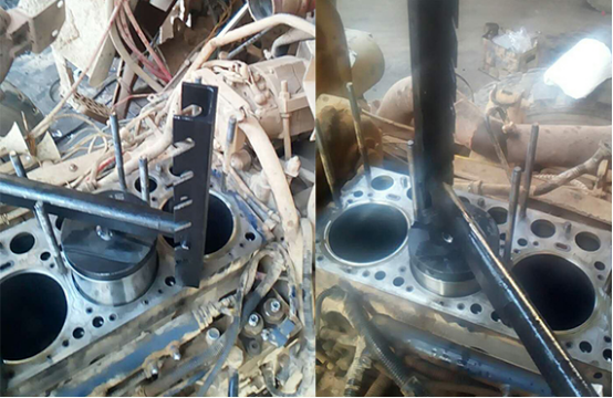 楊師傅反饋濰柴發(fā)動機缸套壓入工具使用圖片 楊師傅反饋濰柴發(fā)動機缸套壓入工具使用圖片