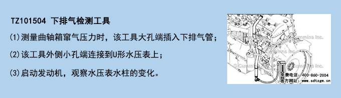 TZ101504 下排氣檢測工具 TZ101504 下排氣檢測工具