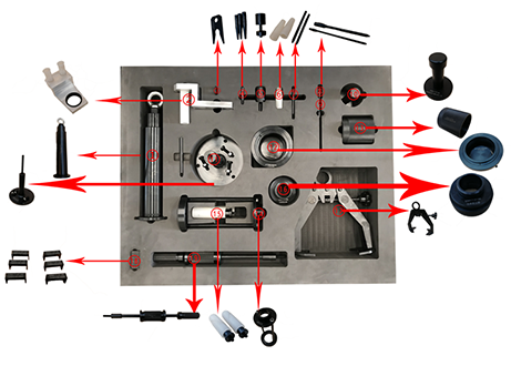 ZF12檔變速器維修專用工具 ZF12檔變速器維修專用工具