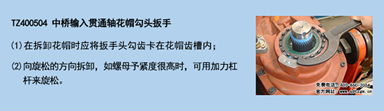 TZ400504 中橋輸入貫通軸花帽勾頭扳手 TZ400504 中橋輸入貫通軸花帽勾頭扳手